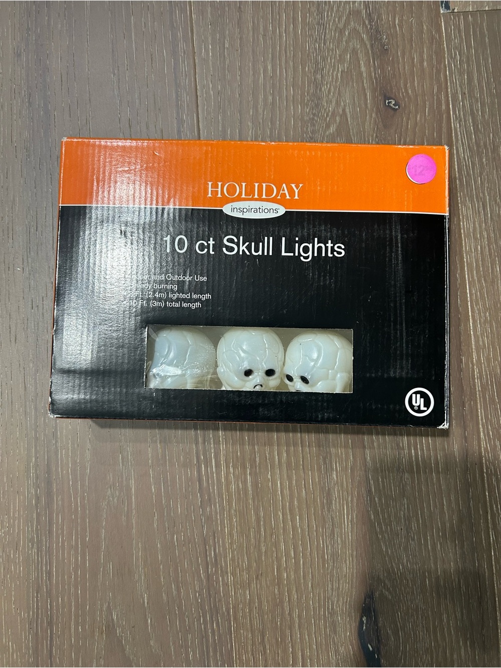 Holiday inspirations 10 ct skull lights. NWT(sb)